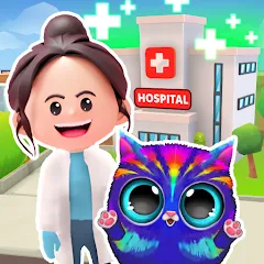 Взломанная Cute Animals: Pet Doctor (Мрдж Кьют Энималс)  [МОД Меню] - полная версия apk на Андроид