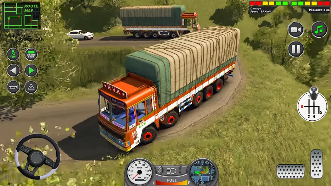 Indian Heavy Truck Delivery 3D  [МОД Бесконечные монеты] Screenshot 3