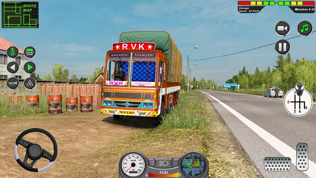 Indian Heavy Truck Delivery 3D  [МОД Бесконечные монеты] Screenshot 5
