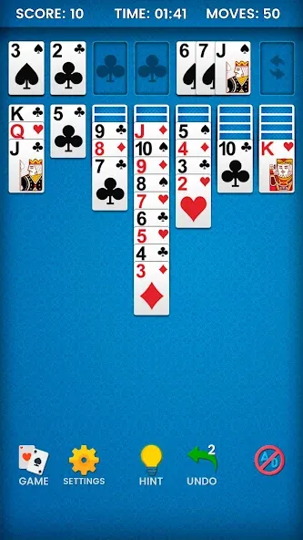 Klondike Solitaire (Клондайк солитер)  [МОД Бесконечные деньги] Screenshot 2