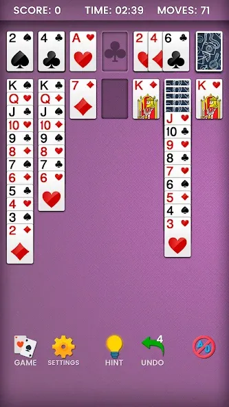 Klondike Solitaire (Клондайк солитер)  [МОД Бесконечные деньги] Screenshot 3