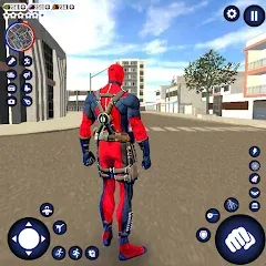 Взломанная Miami Rope Hero Spider Game  [МОД Много денег] - последняя версия apk на Андроид