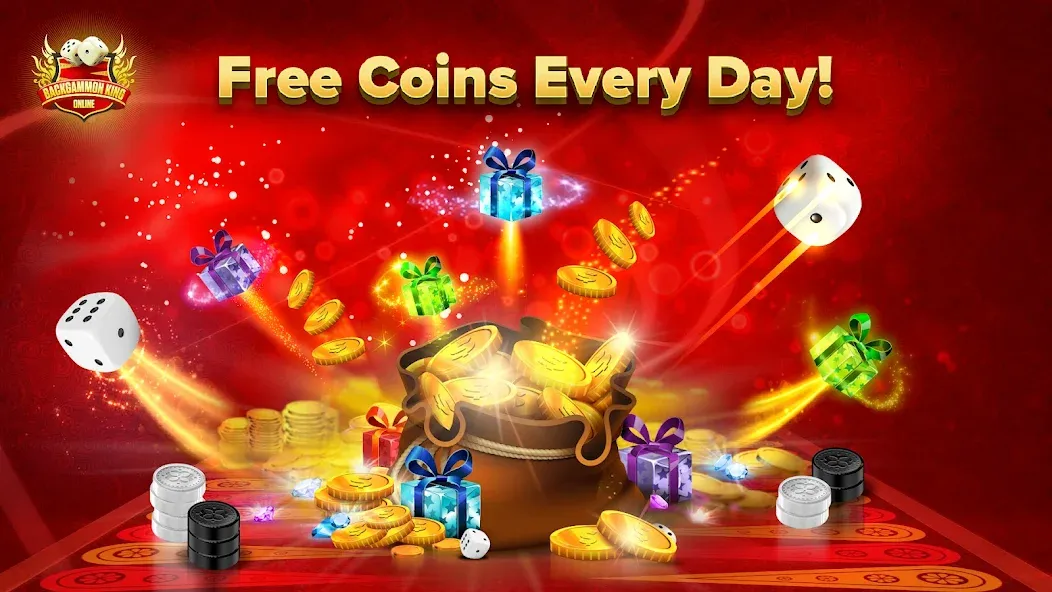 Backgammon King Online  [МОД Много денег] Screenshot 3