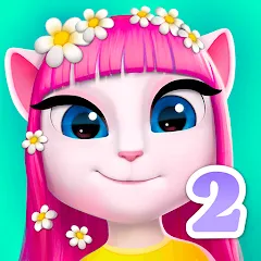 Взломанная My Talking Angela 2  [МОД Бесконечные деньги] - полная версия apk на Андроид