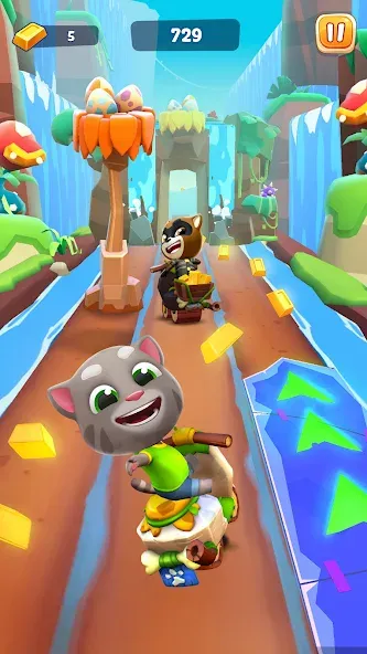 Talking Tom Time Rush  [МОД Menu] Screenshot 1