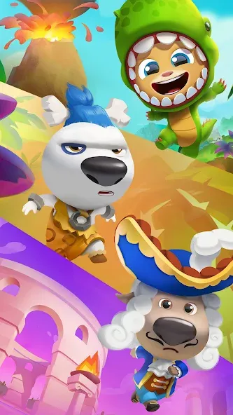 Talking Tom Time Rush  [МОД Menu] Screenshot 5