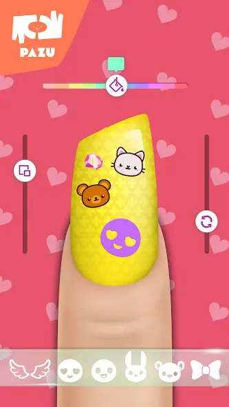 Girls Nail Salon - Kids Games  [МОД Все открыто] Screenshot 4