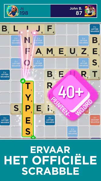 Scrabble® GO - Woordspel (Скрэббл ГО)  [МОД Много денег] Screenshot 1