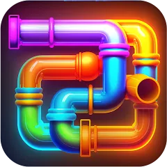 Скачать взломанную Pipe Puzzle Connect (Пайп Пазл Коннект)  [МОД Menu] - стабильная версия apk на Андроид