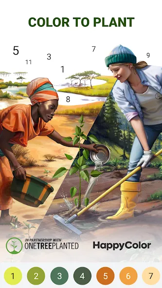 Happy Color®: Coloring Book (Хэппи Колор)  [МОД Много монет] Screenshot 2