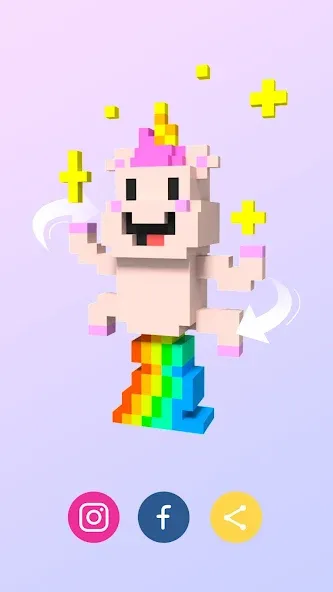 Pixel.ly 3D  [МОД Бесконечные деньги] Screenshot 5