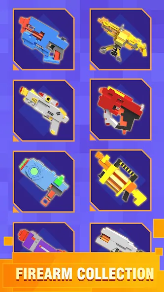 Pixel Shooting: Craft Demolish (Пиксельное стрелялка)  [МОД Бесконечные деньги] Screenshot 5