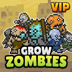 Взломанная Grow Zombie VIP : Merge Zombie  [МОД Unlocked] - последняя версия apk на Андроид