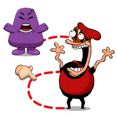 Скачать взломанную Pizza Rush Race: Fighting Boss (Пицца Раш Рейс)  [МОД Unlocked] - последняя версия apk на Андроид