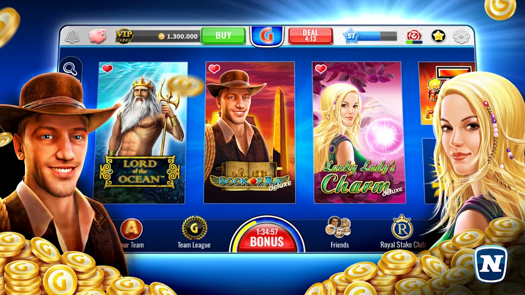 Gaminator Online Casino Slots  [МОД Много денег] Screenshot 1