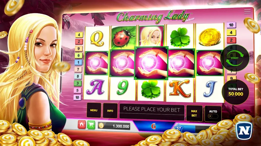 Gaminator Online Casino Slots  [МОД Много денег] Screenshot 3