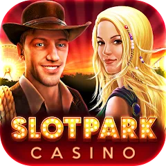 Скачать взломанную Slotpark - Online Casino Games  [МОД Бесконечные монеты] - последняя версия apk на Андроид