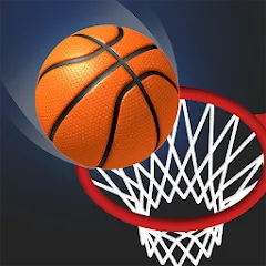 Взломанная Dunk Stroke-3D Basketball (Дунк Строк)  [МОД Unlocked] - последняя версия apk на Андроид