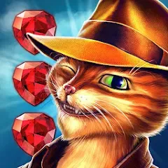 Взломанная Indy Cat for VK  [МОД Mega Pack] - полная версия apk на Андроид