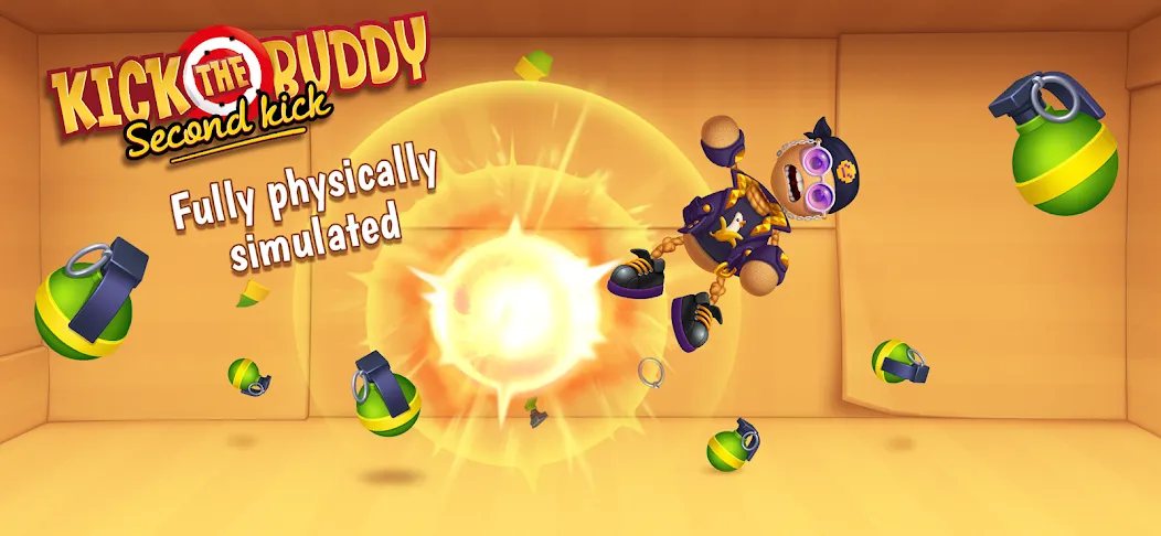 Kick the Buddy: Second Kick (Кик зе Бадди)  [МОД Много денег] Screenshot 1