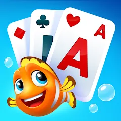 Скачать взлом Fishdom Solitaire (Фишдом Солитер)  [МОД Много монет] - полная версия apk на Андроид