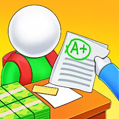 Взломанная My Dream School Tycoon Games (Мои игры владения школой мечты)  [МОД Все открыто] - полная версия apk на Андроид