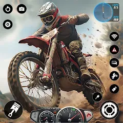 Скачать взломанную Motocross MX Dirt Bike Games  [МОД Menu] - последняя версия apk на Андроид