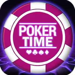 Взлом Poker Time- Pulsa Texas Holdem (Покер Тайм)  [МОД Все открыто] - стабильная версия apk на Андроид