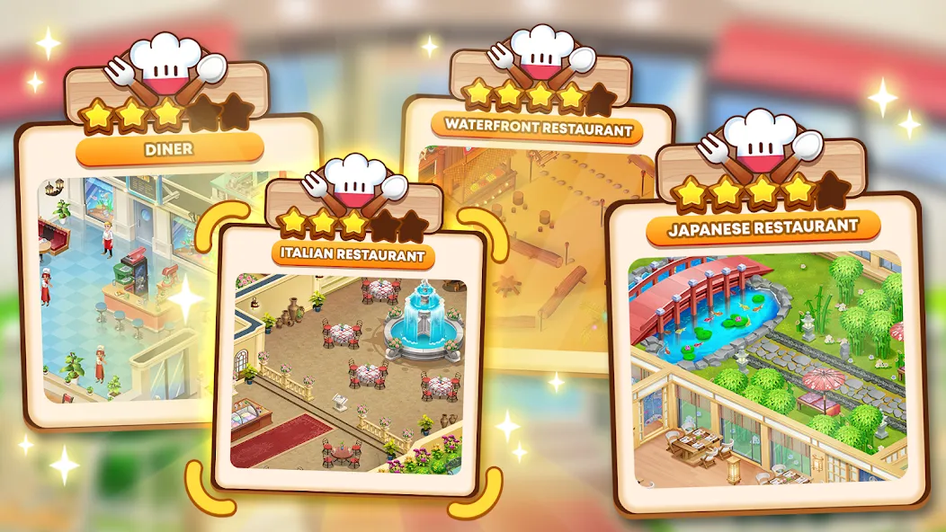 Merge Restaurant: Makeover (Мерж Ресторан)  [МОД Unlocked] Screenshot 2