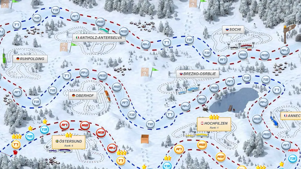 Biathlon Mania (Биатлон Мания)  [МОД Много монет] Screenshot 4