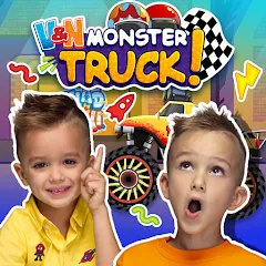 Скачать взлом Monster Truck Vlad & Niki  [МОД Mega Pack] - стабильная версия apk на Андроид