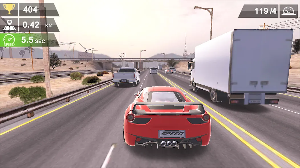 Racing Traffic Car Speed  [МОД Menu] Screenshot 3