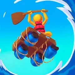 Скачать взлом Raft Racing (ДИУАфтинг)  [МОД Menu] - стабильная версия apk на Андроид