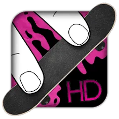 Взлом Fingerboard HD Skateboarding (Фингерборд ХД скейтбординг)  [МОД Много денег] - полная версия apk на Андроид