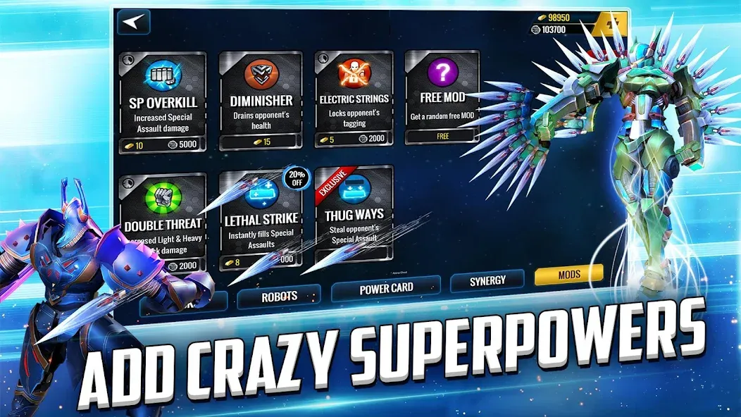 Ultimate Robot Fighting (Ультимейт Робот Файтинг)  [МОД Mega Pack] Screenshot 4