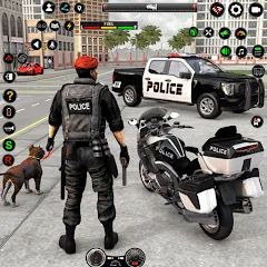 Скачать взлом US Police Car Parking - King  [МОД Menu] - последняя версия apk на Андроид