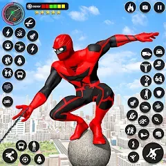 Скачать взлом Spider Rope Games - Crime Hero  [МОД Много монет] - стабильная версия apk на Андроид