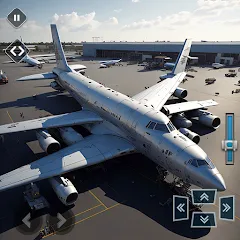 Взлом Real Plane Flying Simulator  [МОД Много монет] - стабильная версия apk на Андроид