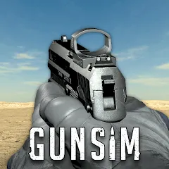 Скачать взломанную GUNSIM - 3D FPS Shooting Guns (ГУНСИМ)  [МОД Menu] - стабильная версия apk на Андроид