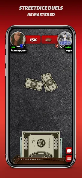 Phone Dice™ Street Dice Game (Фон Дайс Стрит Дайс Гейм)  [МОД Много монет] Screenshot 1