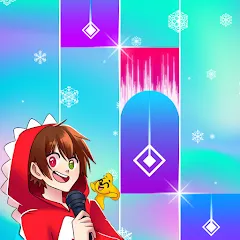 Взломанная RaptorGamer Piano Tiles (РапторГеймер Пьяно Тайлс)  [МОД Много монет] - стабильная версия apk на Андроид