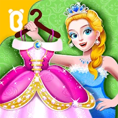 Скачать взломанную Little Panda Princess Dressup  [МОД Mega Pack] - полная версия apk на Андроид