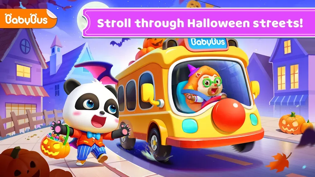 Baby Panda's School Bus  [МОД Много монет] Screenshot 1