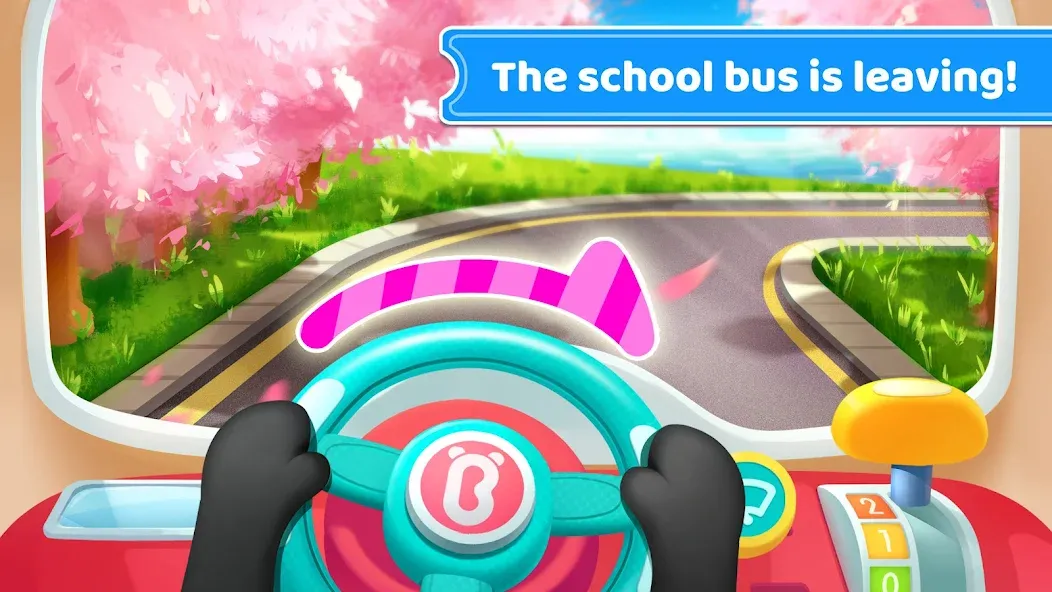Baby Panda's School Bus  [МОД Много монет] Screenshot 2