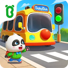 Взломанная Baby Panda's School Bus  [МОД Много монет] - последняя версия apk на Андроид