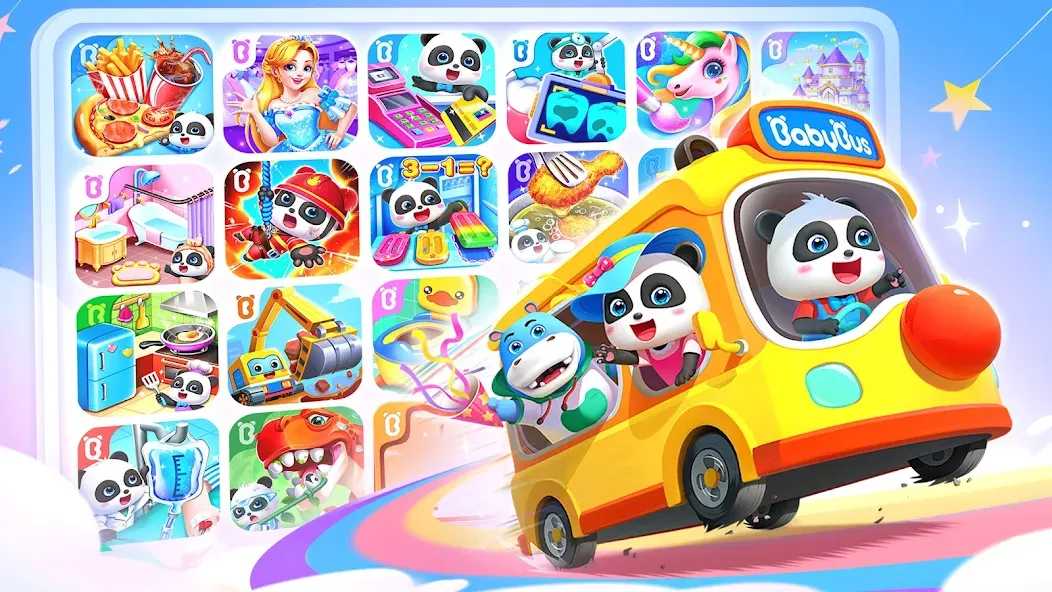 Baby Panda World: Kids Games  [МОД Много монет] Screenshot 1