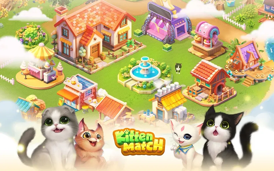 Kitten Match (Киттен Матч)  [МОД Menu] Screenshot 1