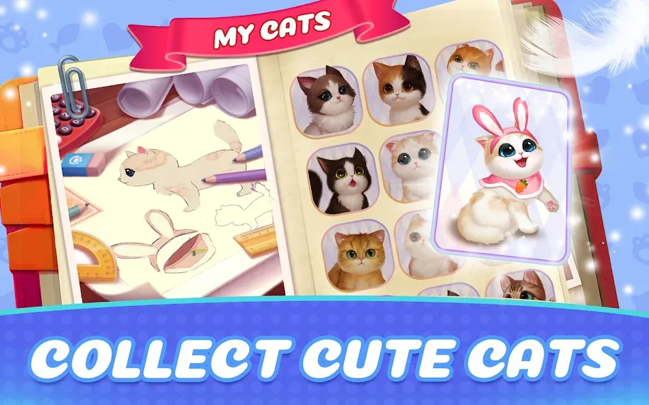 Kitten Match (Киттен Матч)  [МОД Menu] Screenshot 2