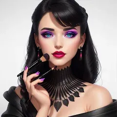 Скачать взломанную Fashion Makeover Stylist Game  [МОД Mega Pack] - последняя версия apk на Андроид