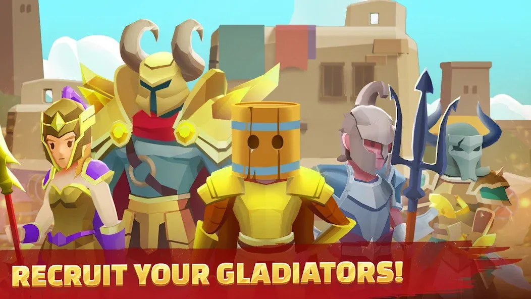 Gladiators Arena: Idle Tycoon (Гладиаторская арена)  [МОД Бесконечные деньги] Screenshot 5